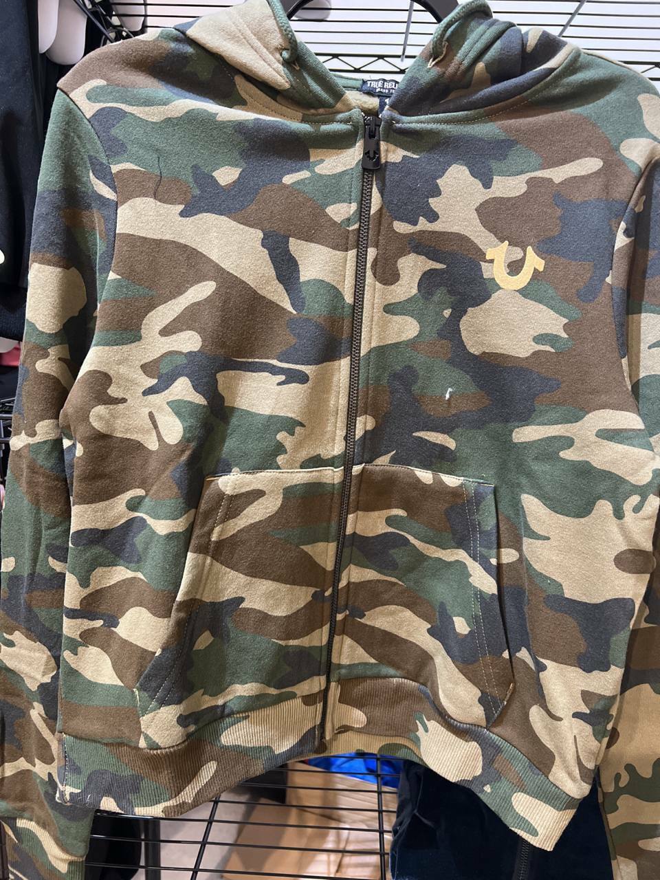 [S] TRUE RELIGION CAMO BUDDHA CLASSIC HOODIE,CAMO, 204675-CAMO, FINAL SALE (STR90)