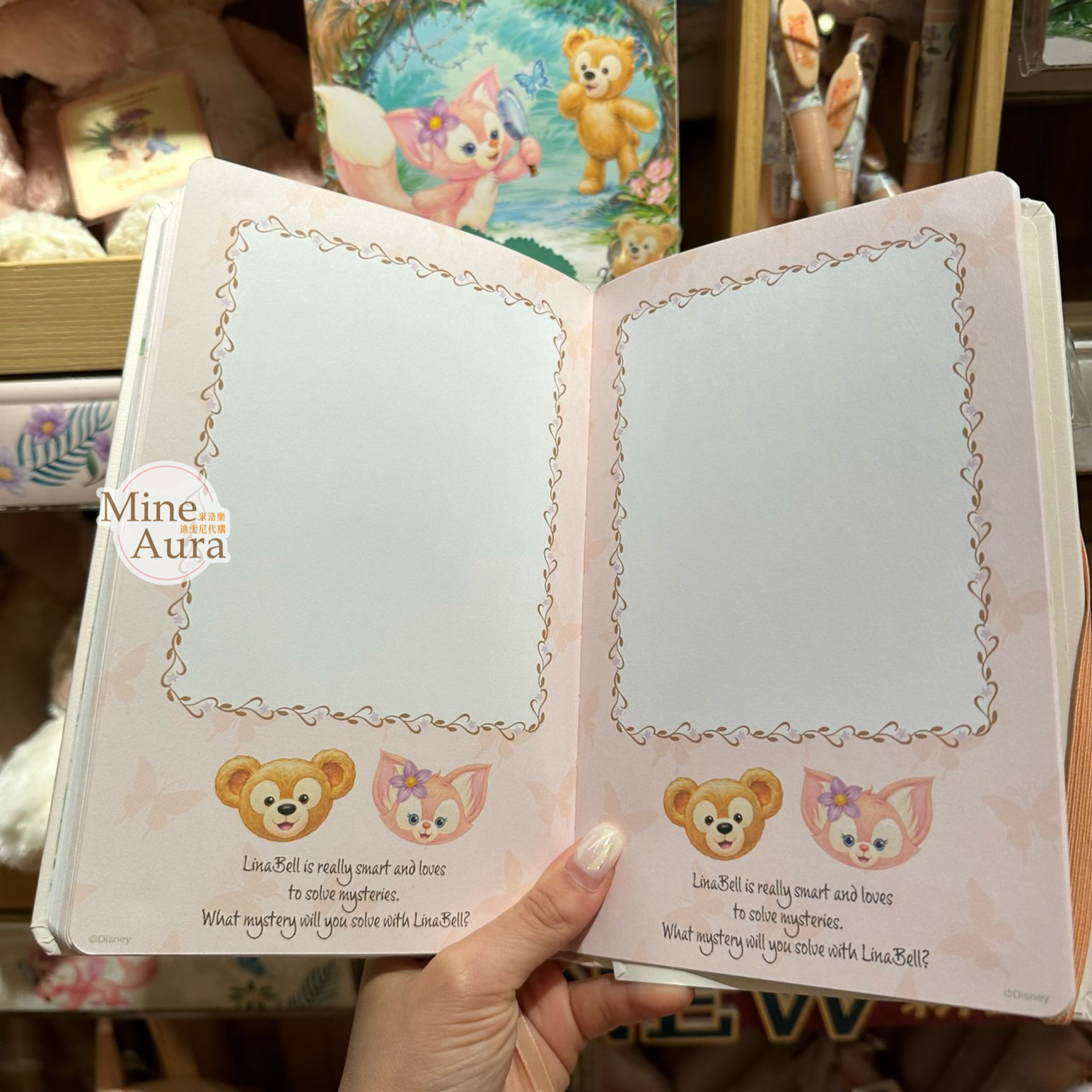 玲娜貝兒 Lina bell 筆記本 記事本 -香港迪士尼樂園