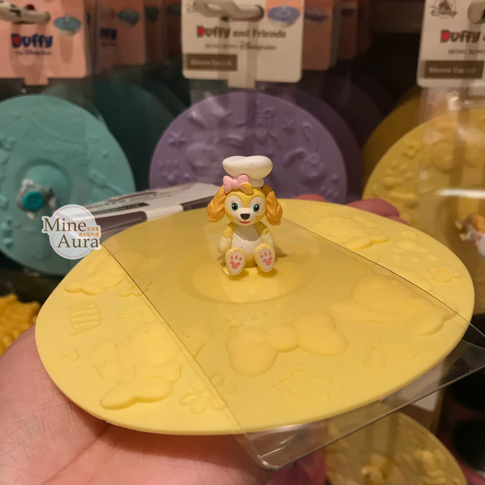 可琦安 餅乾 CookieAnn 立體小公仔造型 矽膠 杯蓋 -香港迪士尼樂園