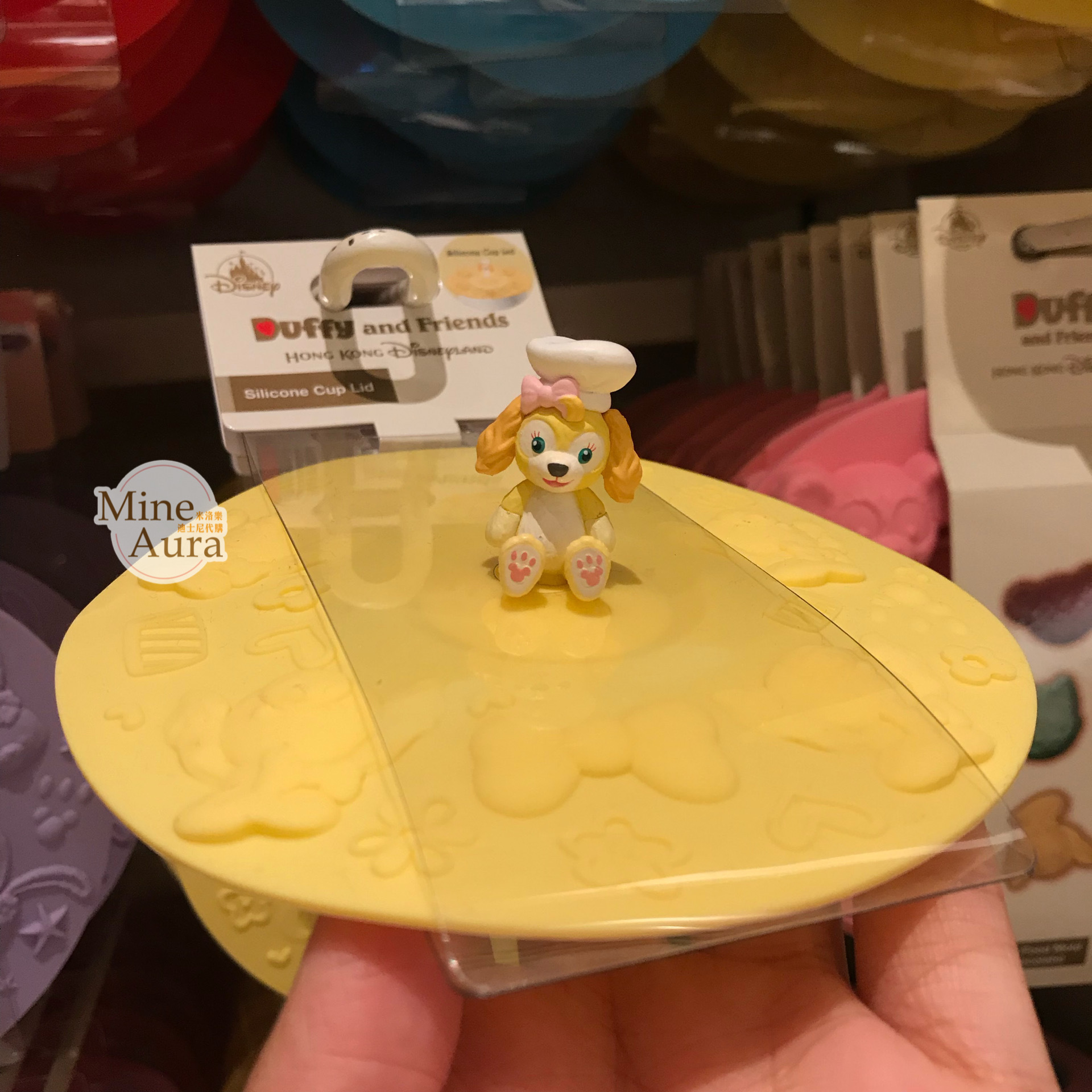 可琦安 餅乾 CookieAnn 立體小公仔造型 矽膠 杯蓋 -香港迪士尼樂園
