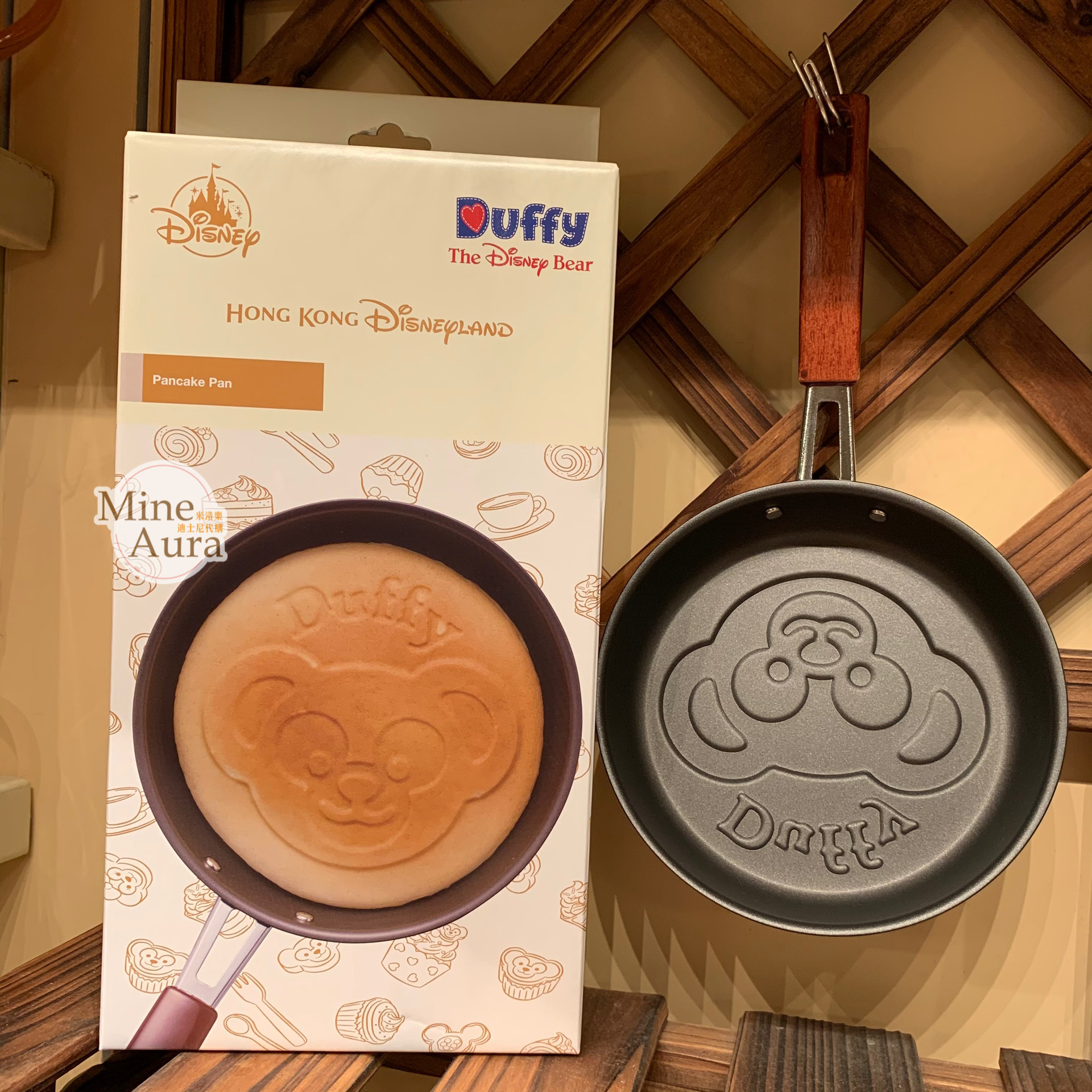 日本製 達菲 Duffy 大頭造型 鬆餅 煎鍋 廚房用品 -香港迪士尼樂園