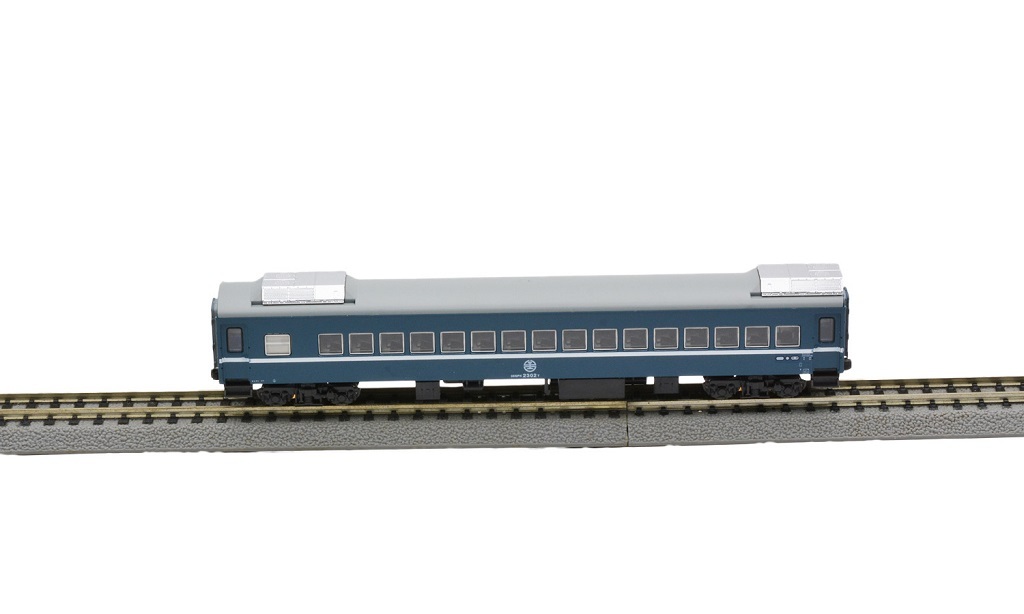 鐵支路 NK3511T-1 N規 冷氣平快車.浪漫藍.附欄杆x1