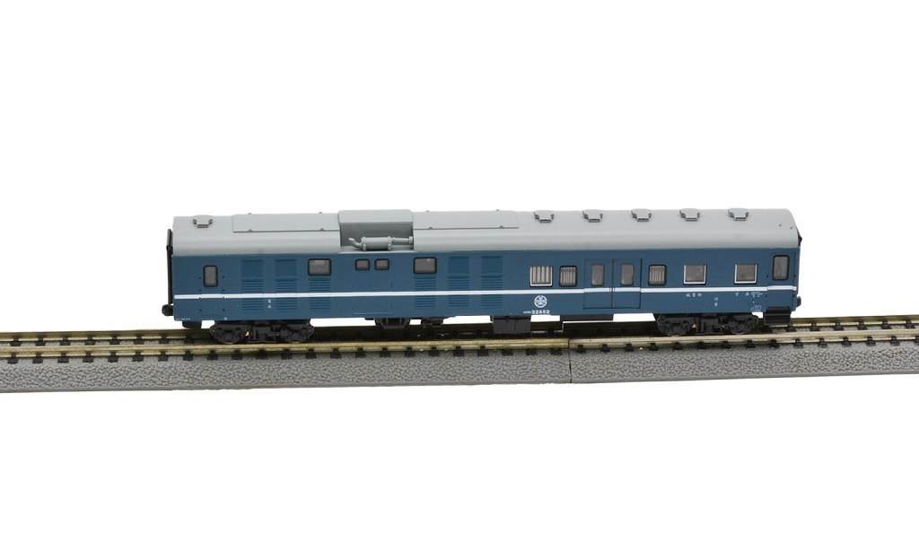 鐵支路 NK3512-1 N規 電源行李車.浪漫藍.附前後門把手配件包x1