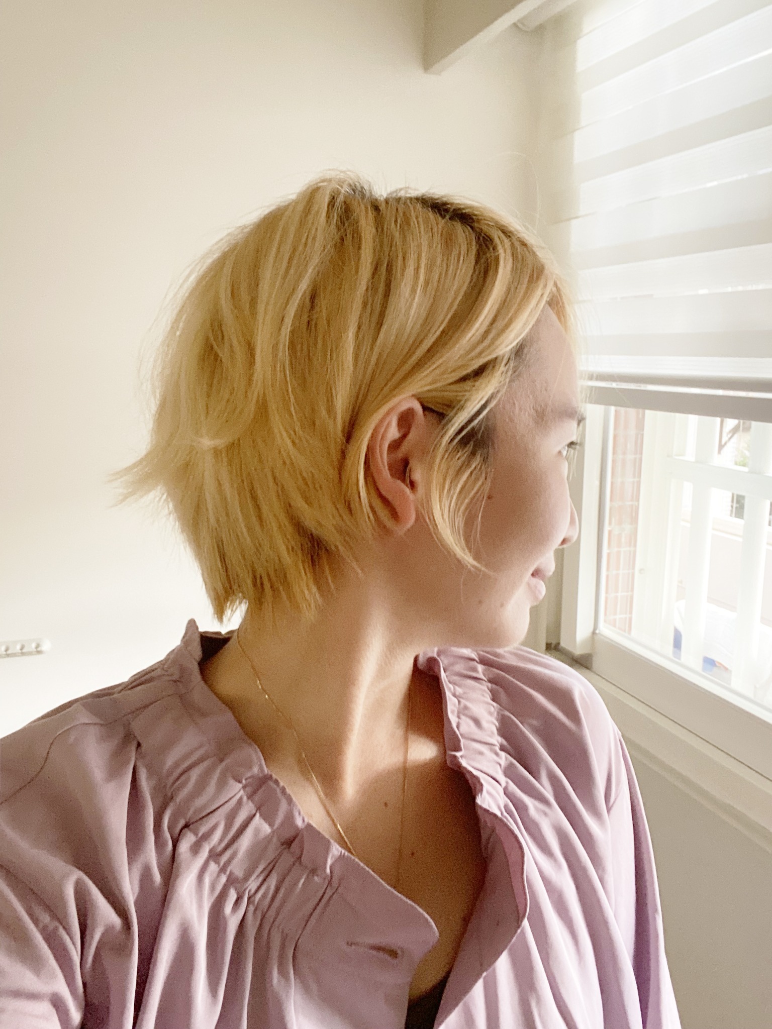 愛上Lily開襟襯衫花外套-羅蘭