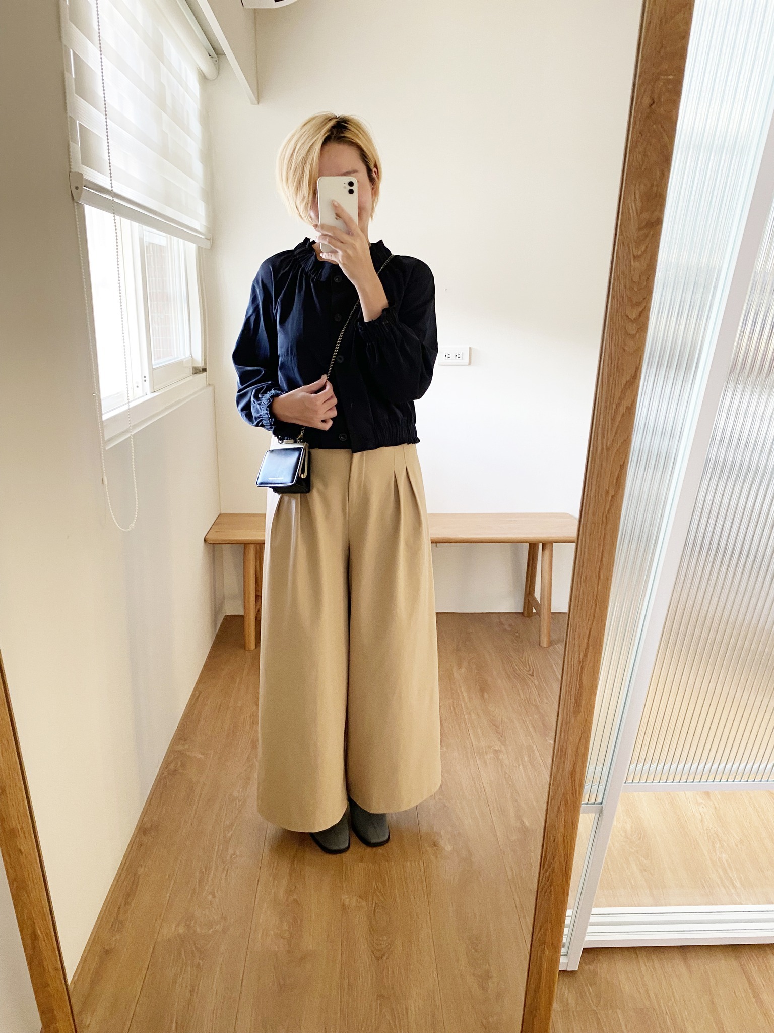 愛上Lily開襟襯衫花外套-夜場