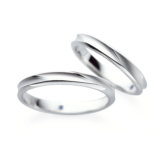 Something Blue - Ripples 鉑金 (Pt999) 結婚戒指