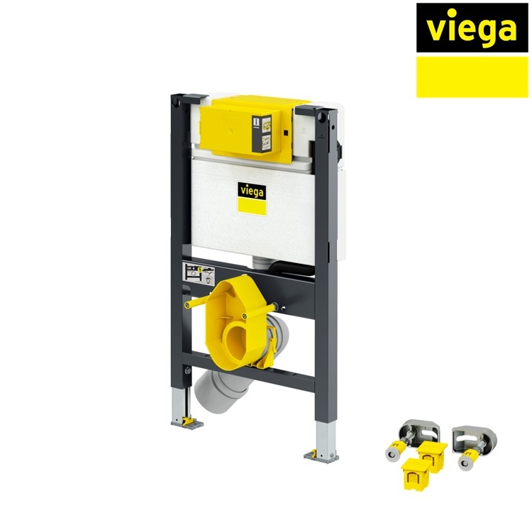 Viega 8533 (772017) + 857036 (776619) Concealed cistern with frame with fixing screw 820H mm (Top or Front Flush)