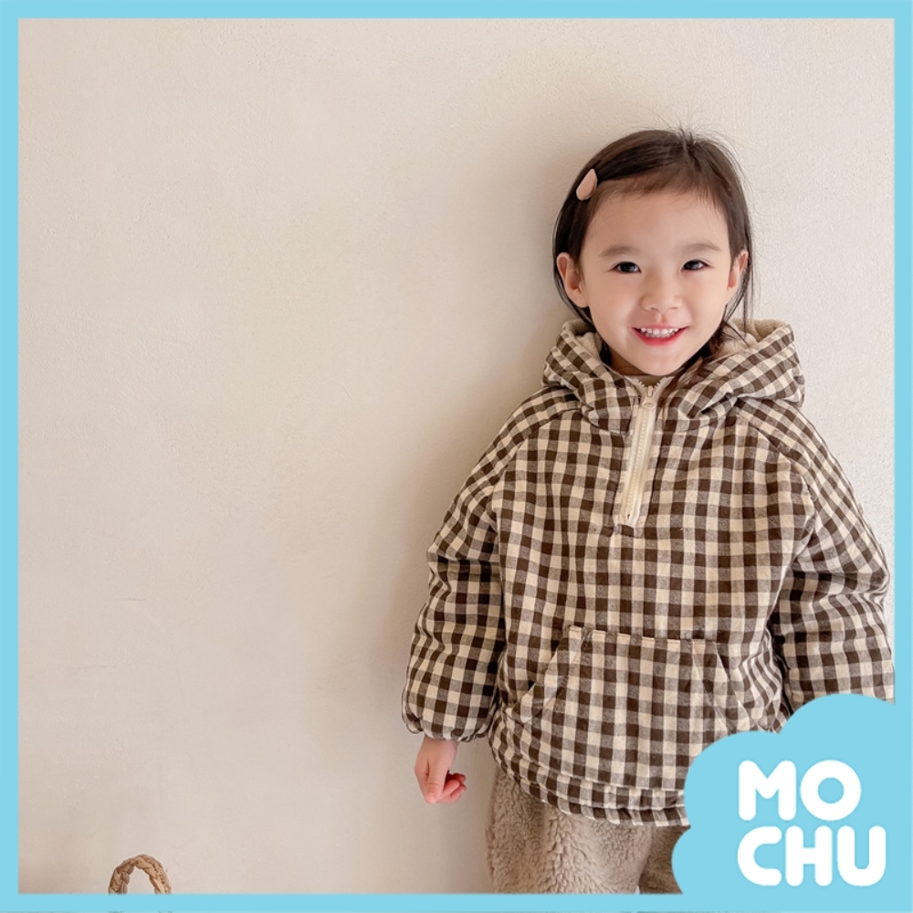 經典格紋加絨夾棉外套(兩色)