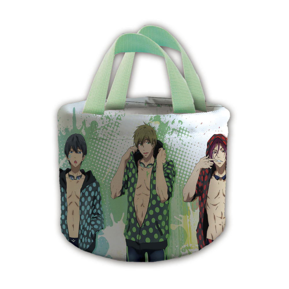 Free!ES-圓形化妝束口袋-點點外套