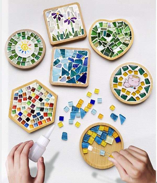 馬賽克杯墊DIY材料包 M413