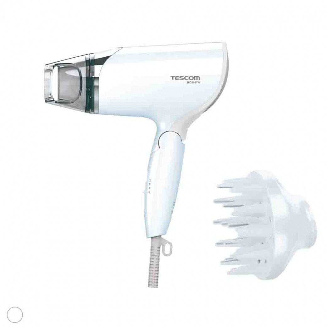 【TESCOM】雙電壓負離子吹風機 BID392TW (優雅白) 原廠公司貨