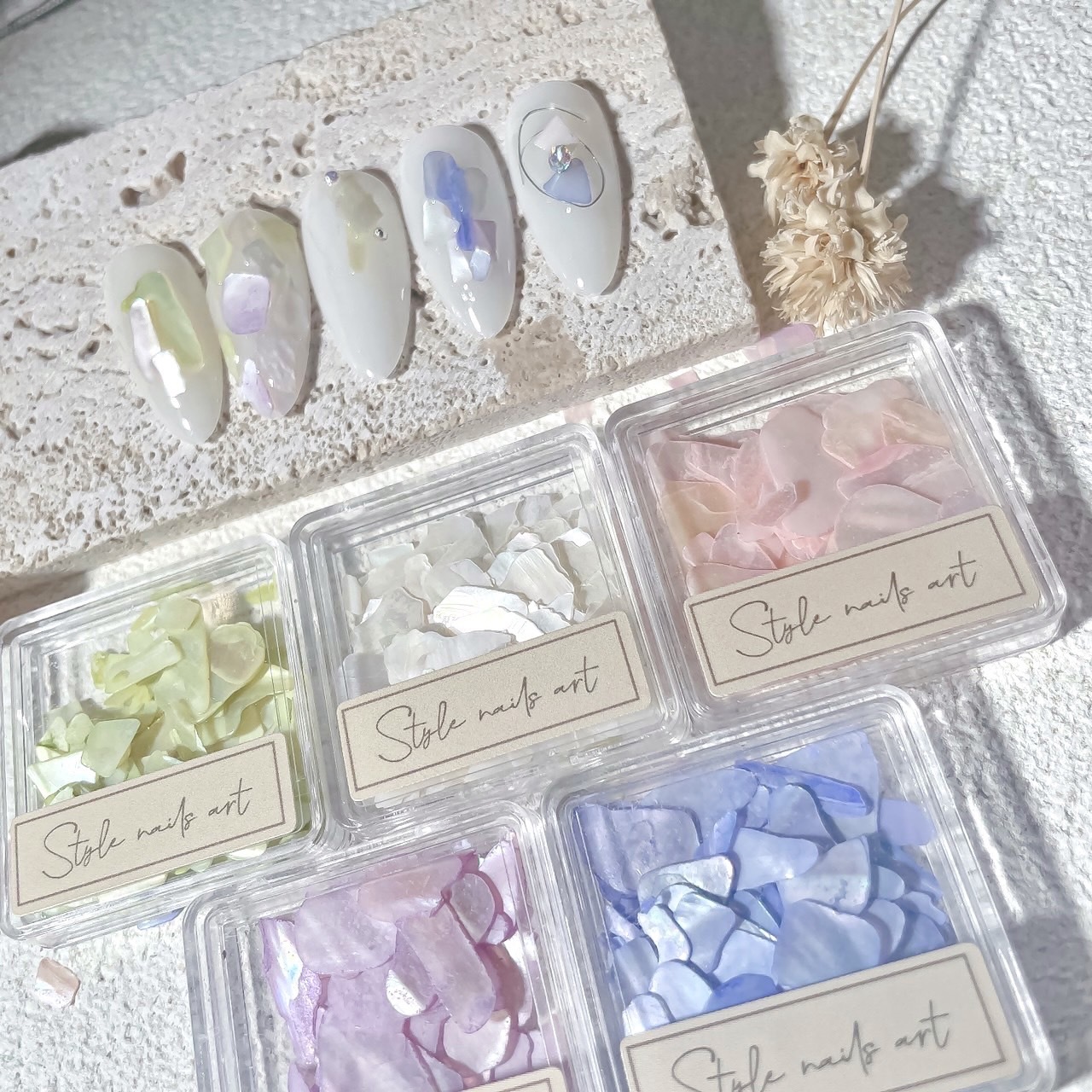 極光幻彩貝殼片