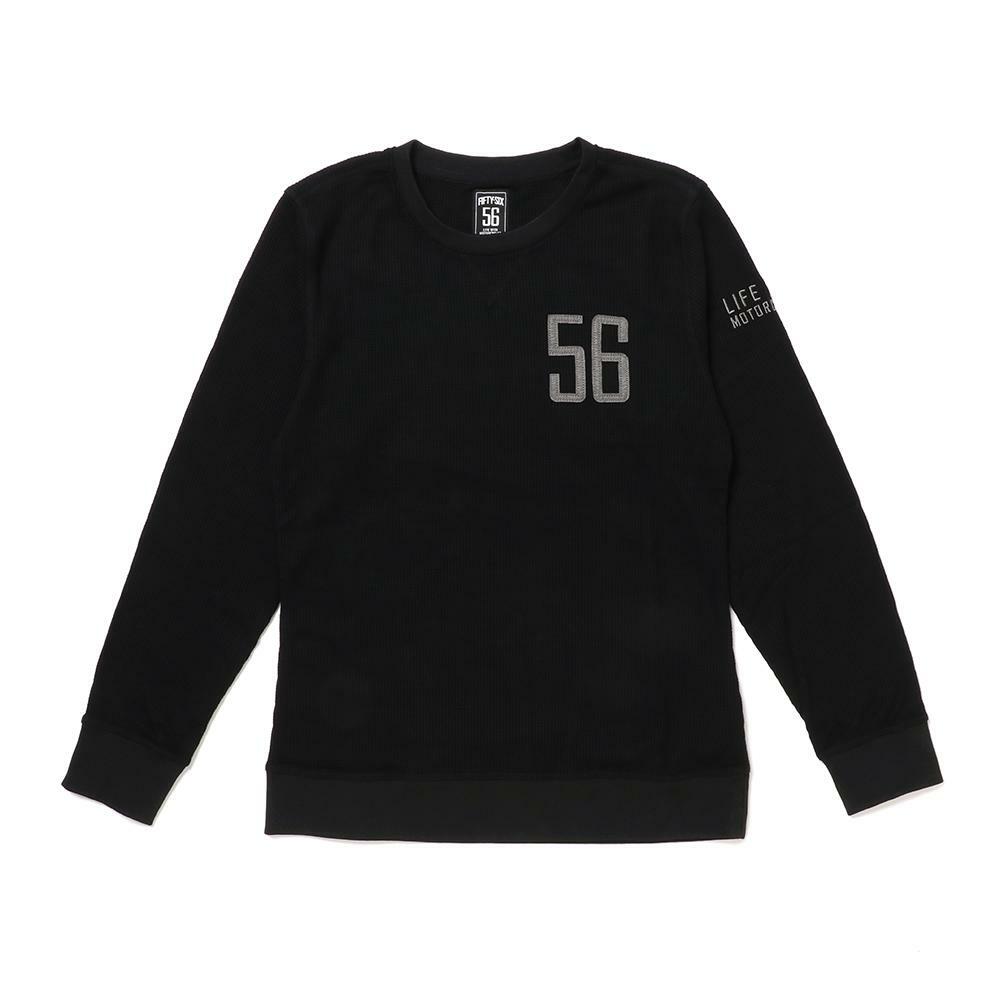 56DESIGN FIFTY-SIX THERMAL 刺繡logo針織線衫
