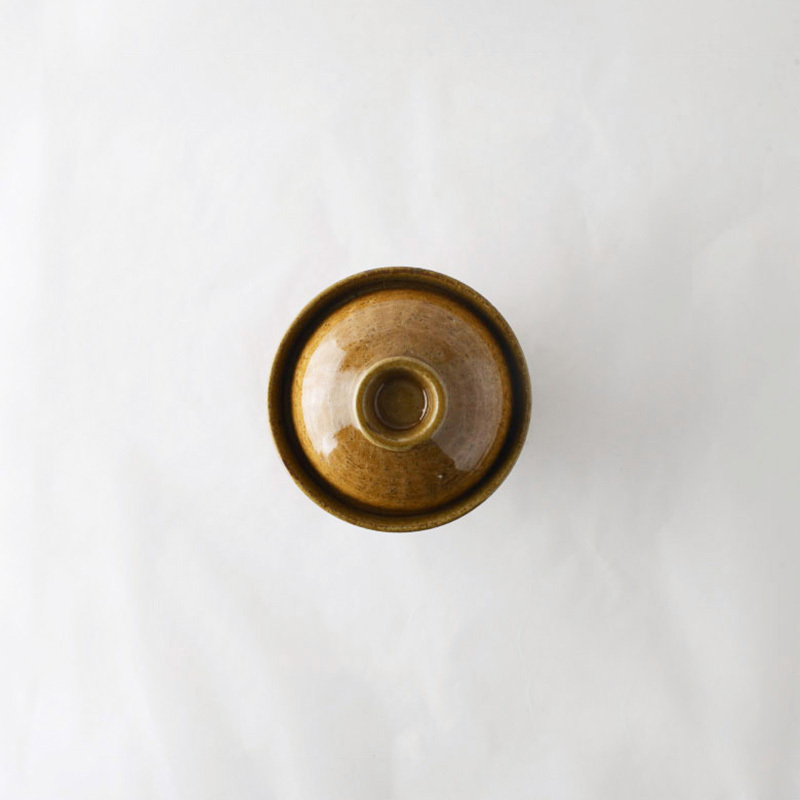 Mubyo bowl with lid brown｜studio m'