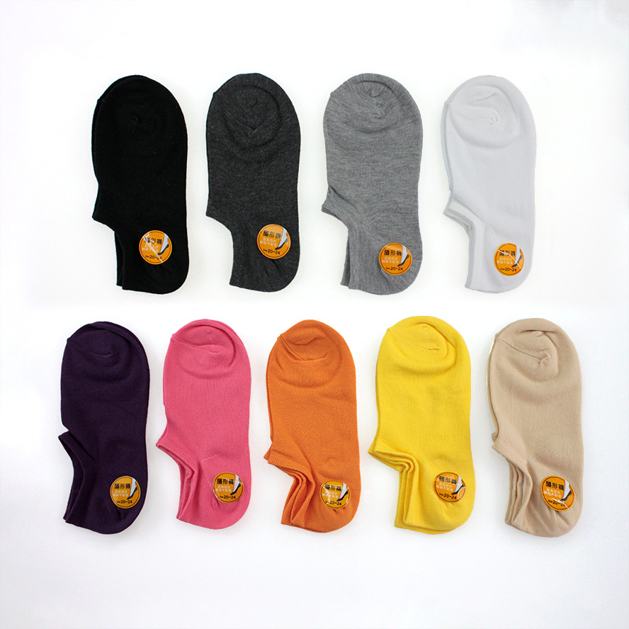 腳跟Y字設計。女款。船襪204