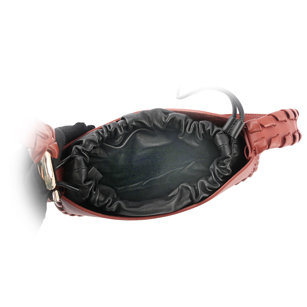 【CHLOE'】Small Mate Hobo 小牛皮及小羊皮小款馬鞍包(棕色)