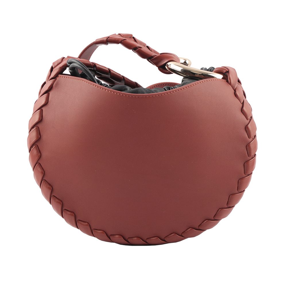 【CHLOE'】Small Mate Hobo 小牛皮及小羊皮小款馬鞍包(棕色)