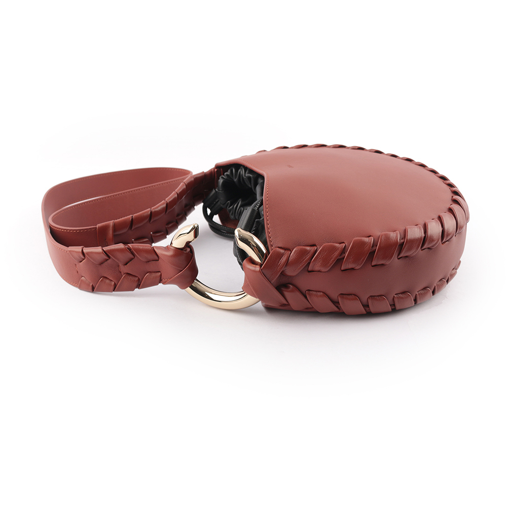 【CHLOE'】Small Mate Hobo 小牛皮及小羊皮小款馬鞍包(棕色)