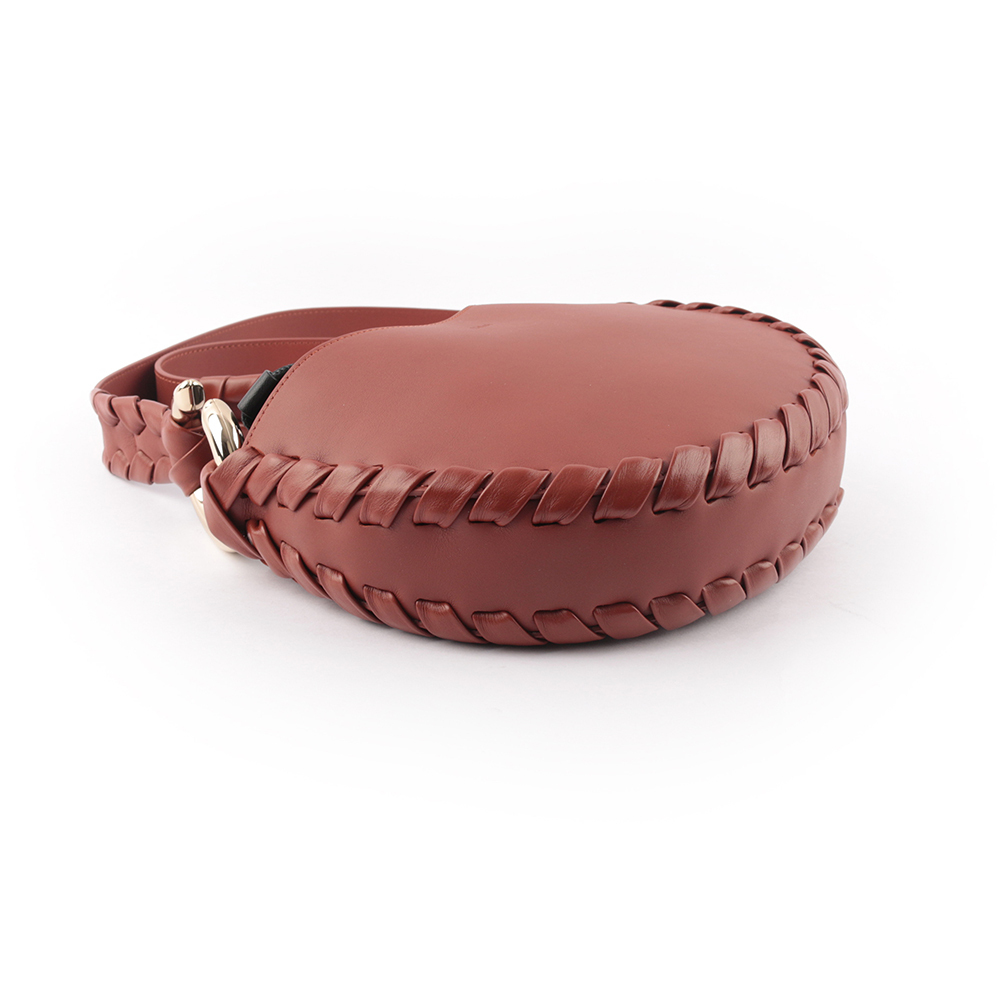 【CHLOE'】Small Mate Hobo 小牛皮及小羊皮小款馬鞍包(棕色)