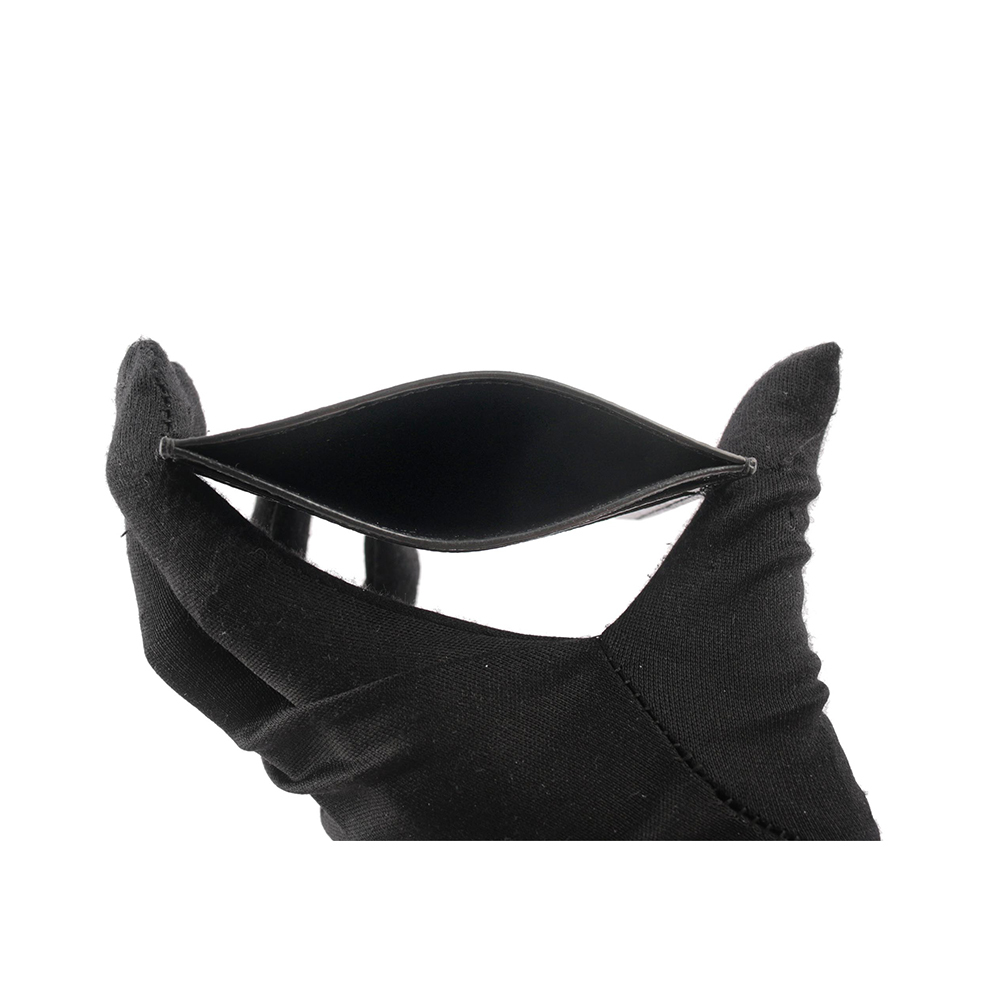 【BALENCIAGA】經典Logo 防刮牛皮4卡名片/卡片夾(黑色)