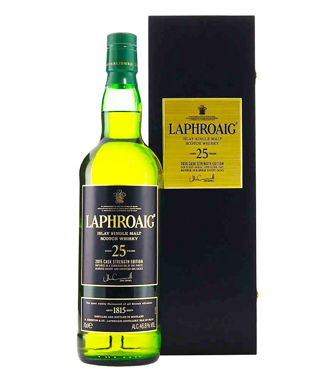 ウイスキー Laphroaig 25 Year Old 700ml 2015 Laphroaig 25 Year Old 2015 Cask Strength Edition Whisky