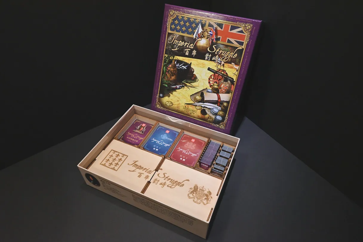 百年對峙 Imperial Struggle 桌遊收納盒【免膠組裝】【烏鴉盒子收納盒】