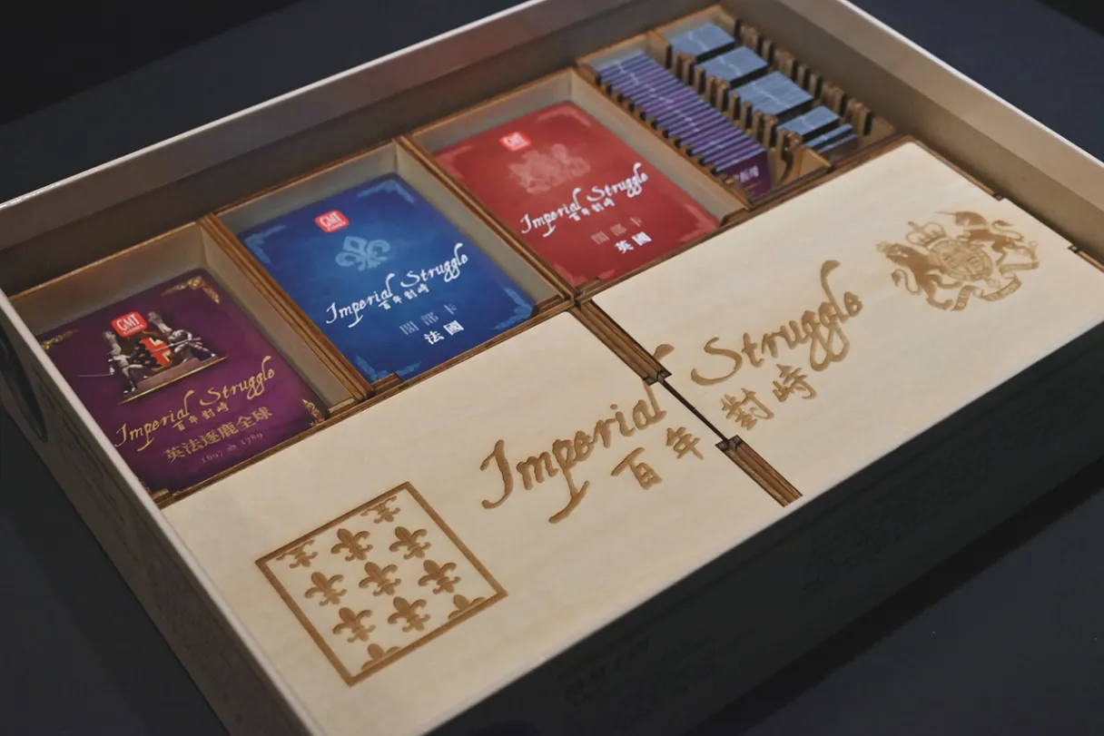 百年對峙 Imperial Struggle 桌遊收納盒【免膠組裝】【烏鴉盒子收納盒】