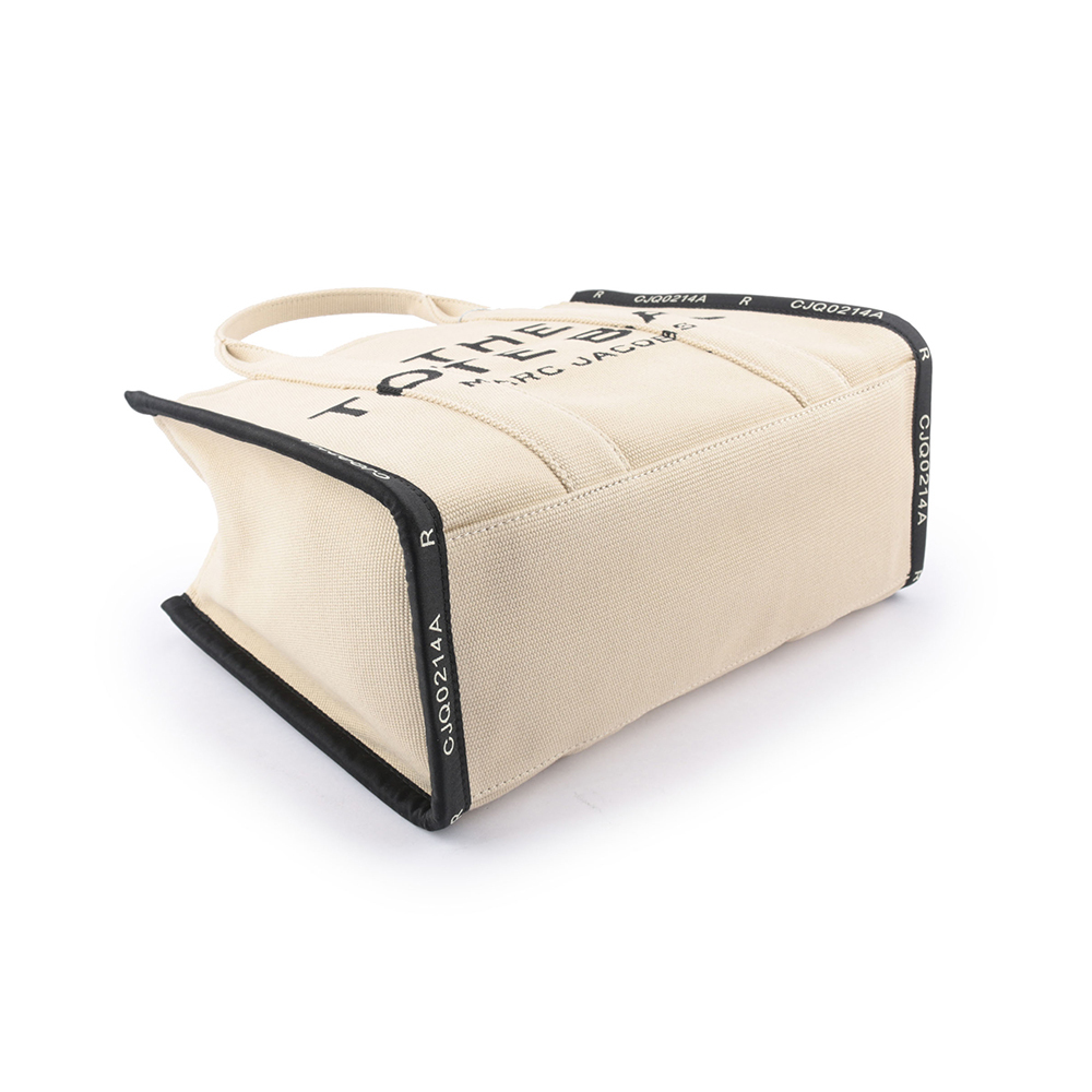 【MARC JACOBS】THE JACQUARD TOTE 雙色中款托特包(淺米色/黑色) M0017027 263