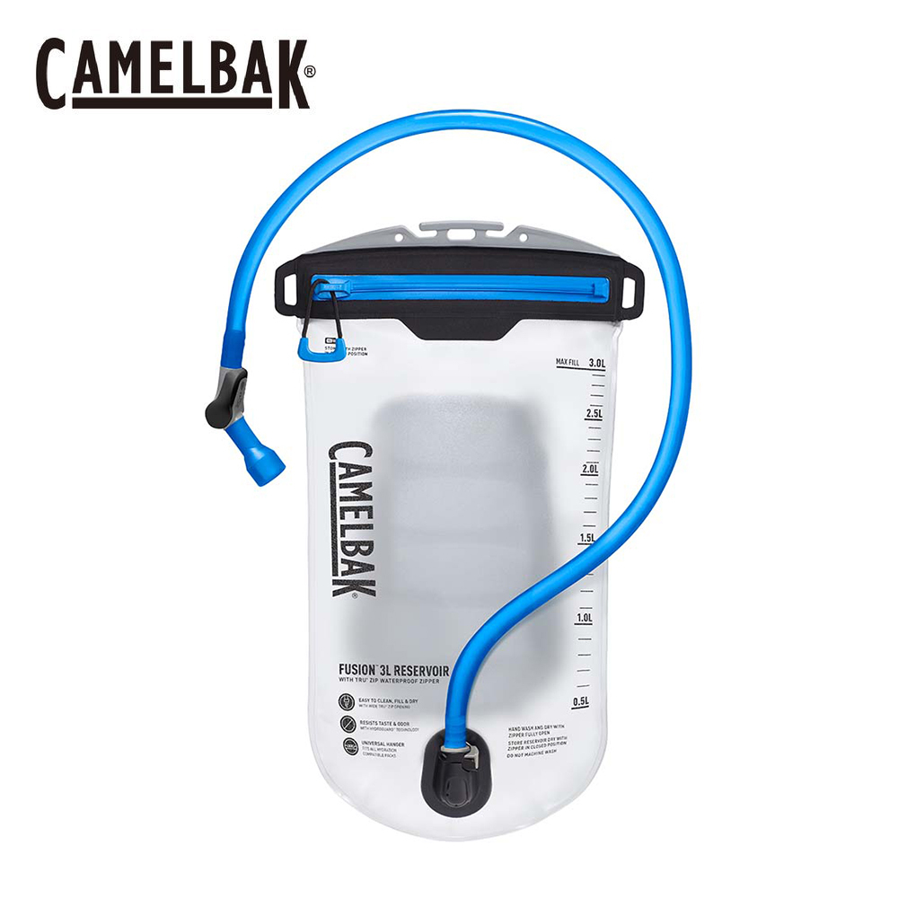 Camelbak 美國 CB2576401003 FUSION 3L拉鍊式快拆水袋 快拆/輕量/不含環境賀爾蒙 52CB2576401003