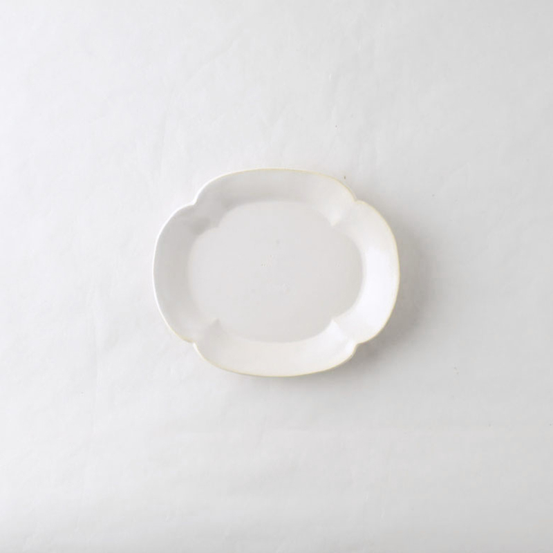 Lien plate white｜studio m'