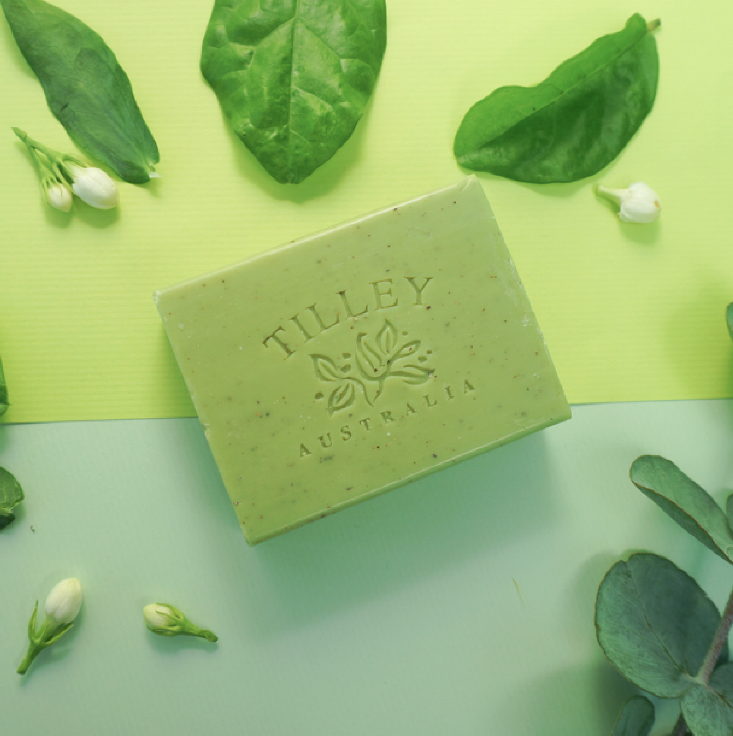 金桃羅勒草本花園手工皂