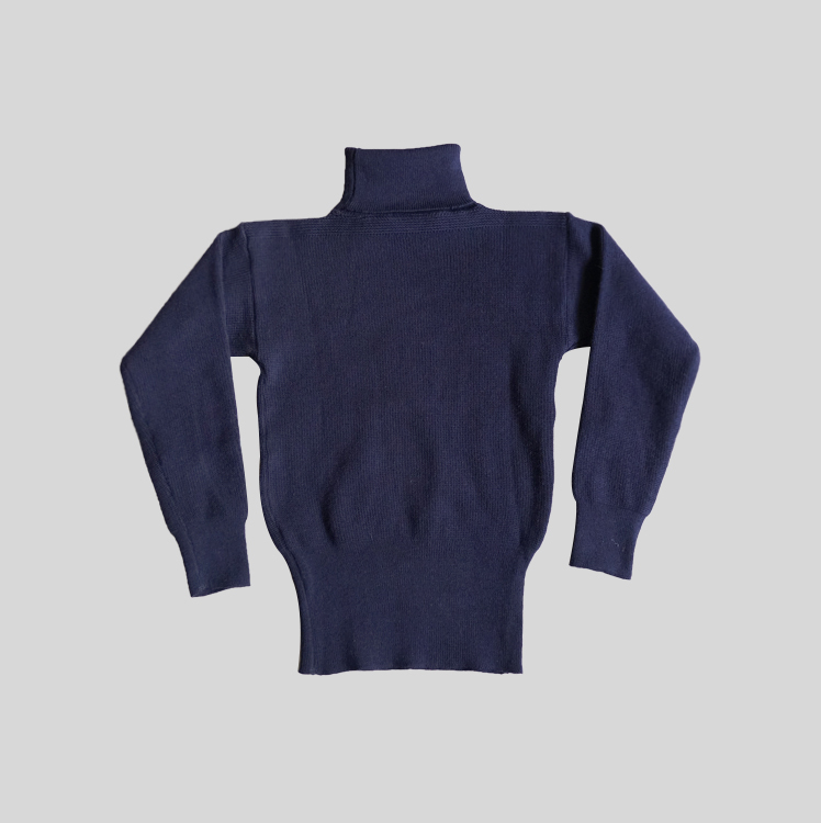 Vintage Italy Navy Turtleneck Sweater