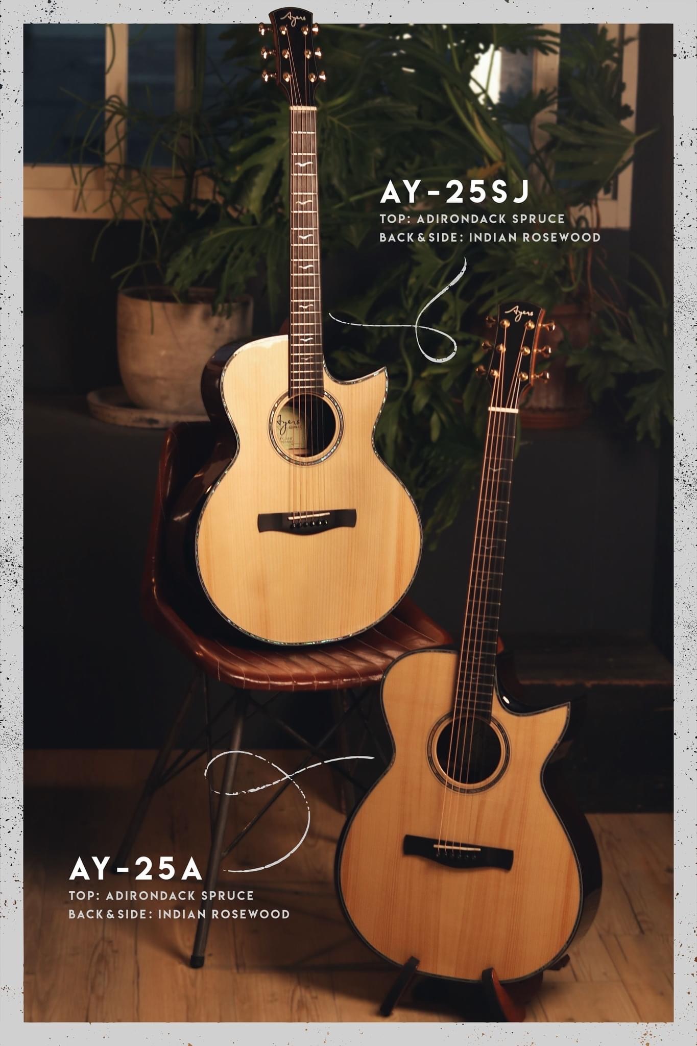 Ayers A07c 25th Adi Wave (AY-25) 全實木吉他 阿迪朗達克 Adirondack 音色飽滿  台灣品牌｜陸比音樂