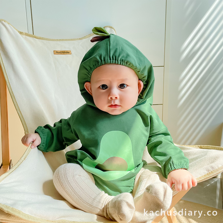 Baby avocado bodysuit