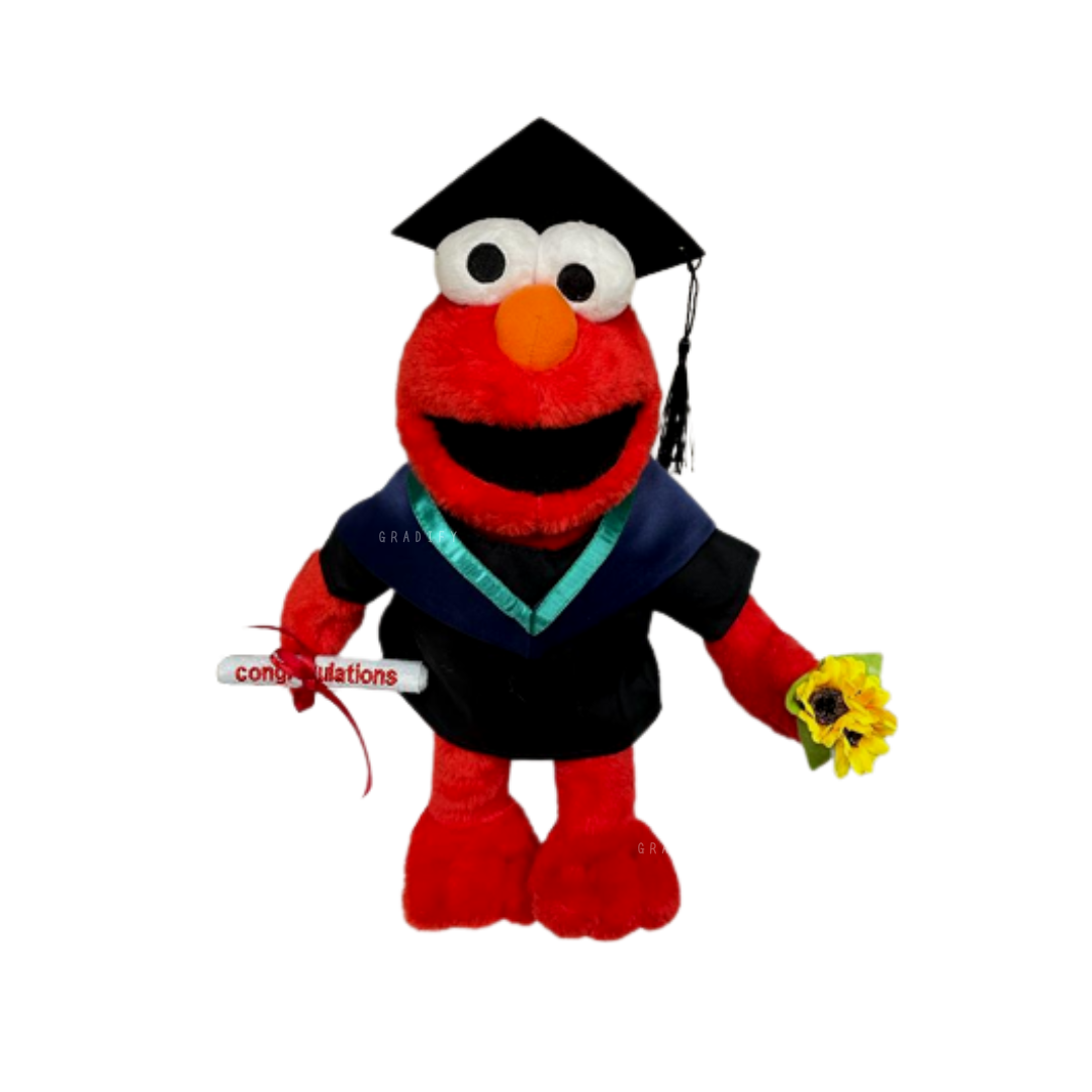 36cm Elmo 畢業公仔 - 香港大學Master
