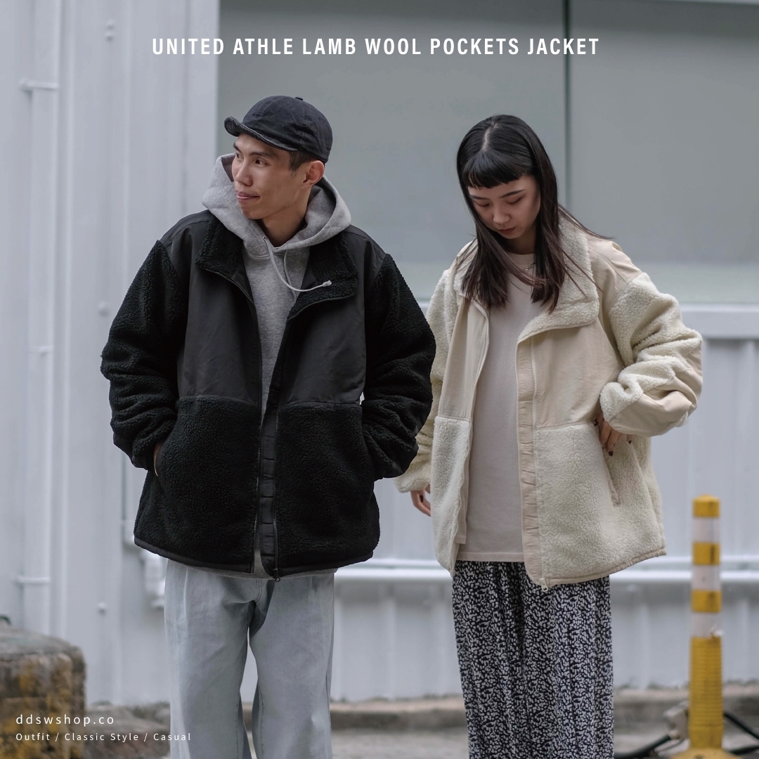 United Athle A/W 外套 羊羔毛 立領 拉鍊 毛絨外套 3749501
