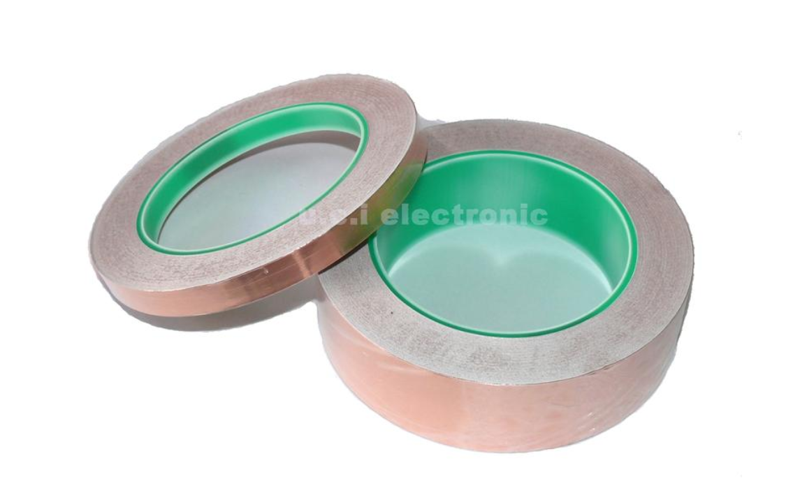 【UCI電子】(二T-4) 雙導銅箔膠帶 雙面銅箔膠帶 加強遮罩信號防輻射耐高溫導電膠帶 長度50米40MM寬80MM寬