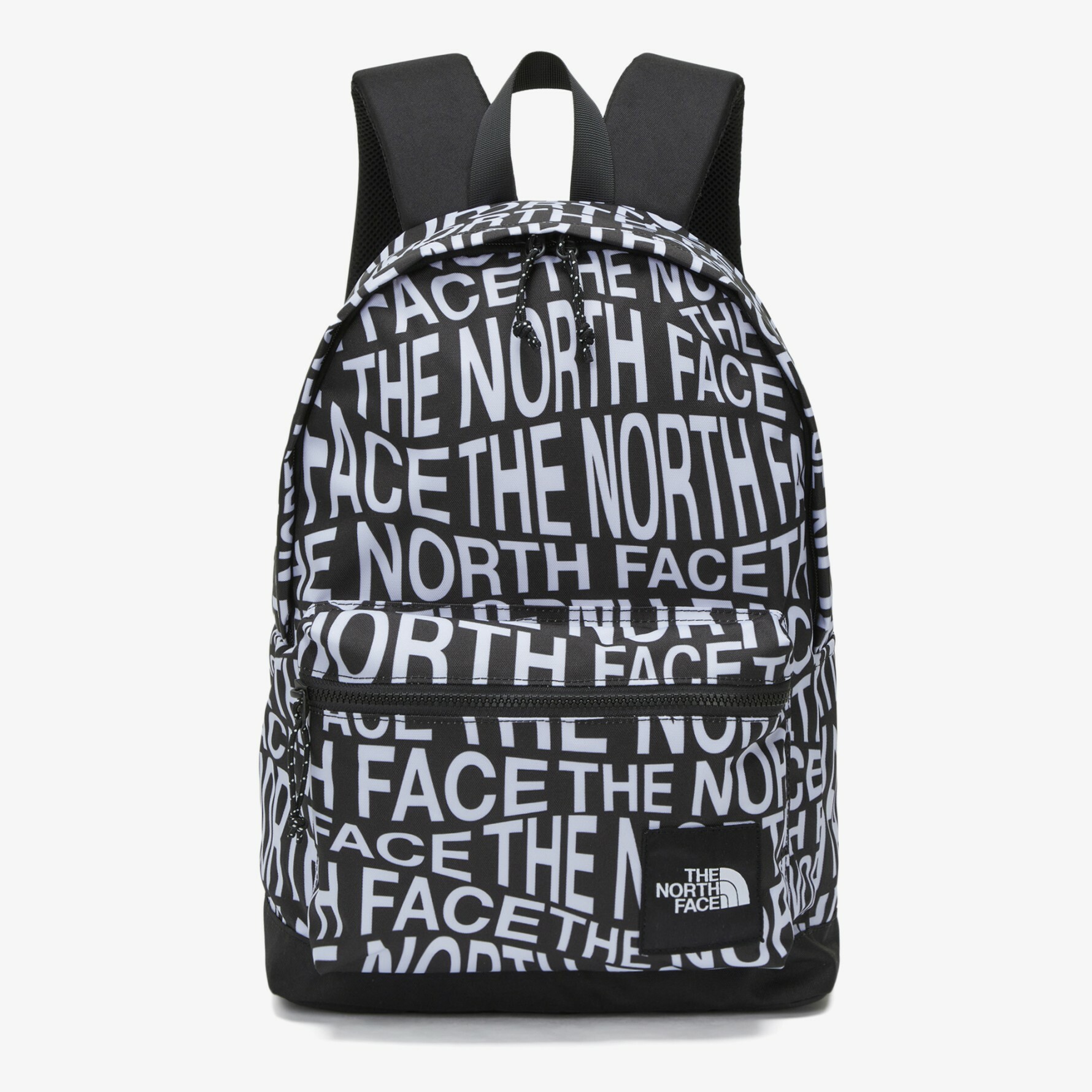 THE NORTH FACE 白標ORIGINAL PACK S 後背包滿版文字LOGO 黑白NM2DN