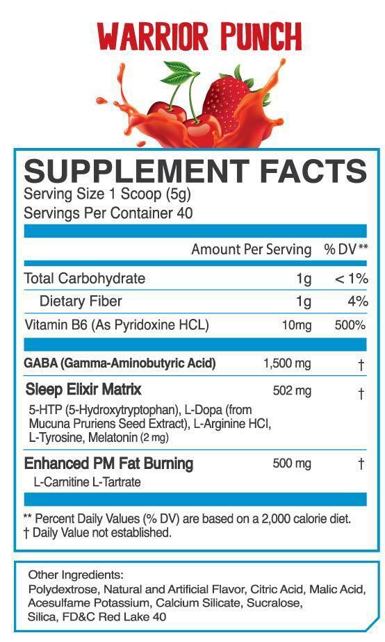 Eflow Nutrition - Elixir PM Sleep Support + Fat Burner
