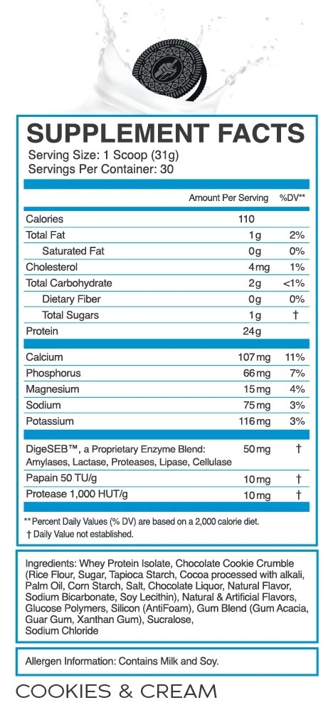 Eflow Nutrition - 100% Whey Protein Isolate