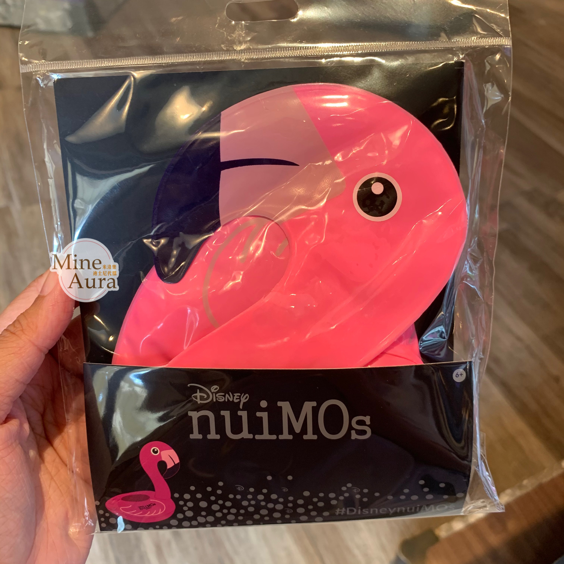 nuiMOs娃娃公仔專用配件 充氣紅鶴 -香港迪士尼樂園