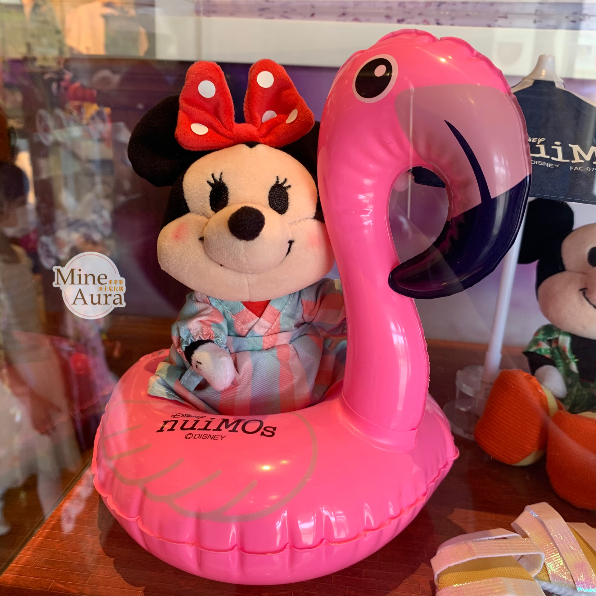 nuiMOs娃娃公仔專用配件 充氣紅鶴 -香港迪士尼樂園