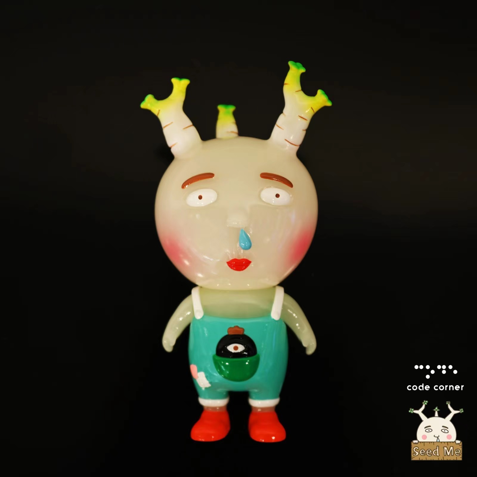 "蓄光型" 象牙君 GHOST IN DARK by Seed Me