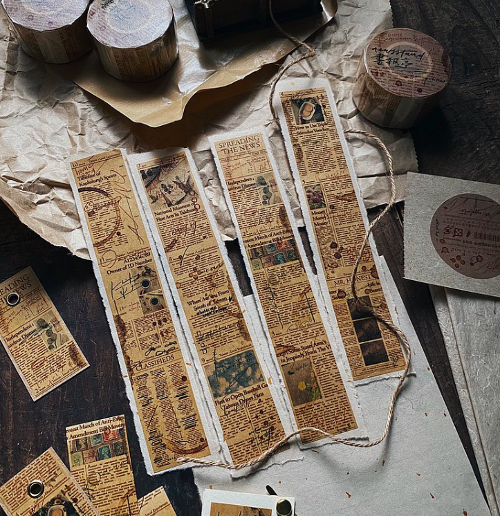 書報亭 牛皮紙膠帶｜茄子先生