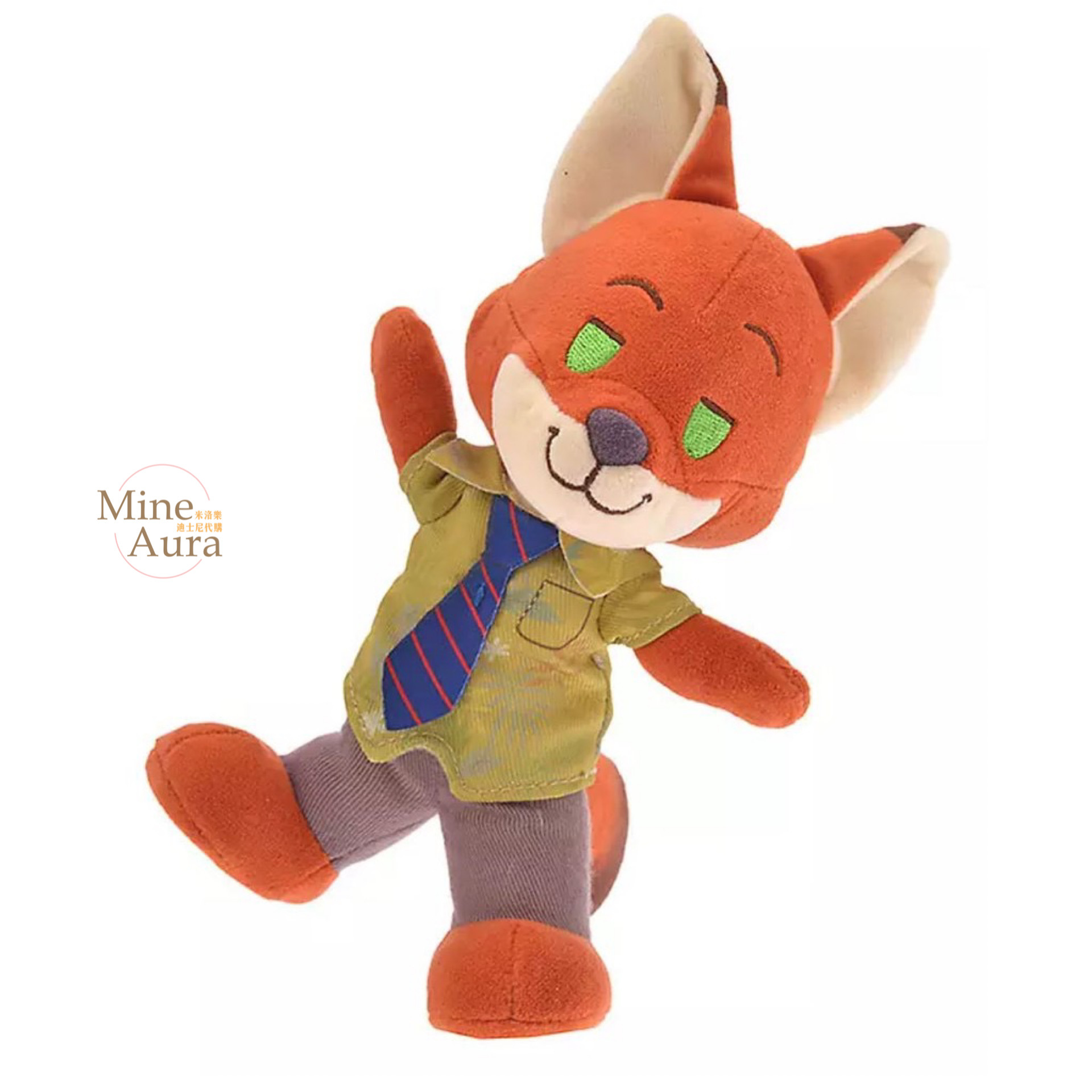 nuiMOs 胡尼克 Nick 狐狸 可動關節 絨毛 娃娃公仔 動物方城市 Zootopia -香港迪士尼樂園