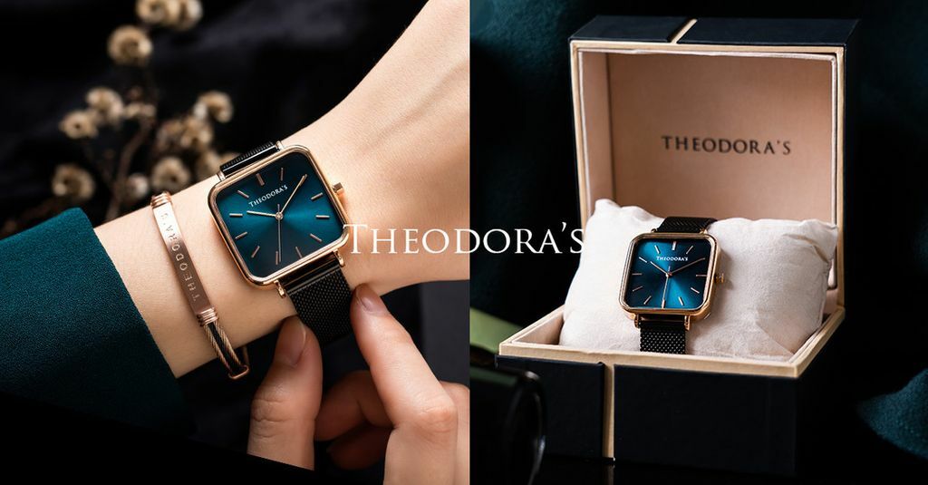 THEODORA'S, 手錶, Watch,湖水綠,祖母綠