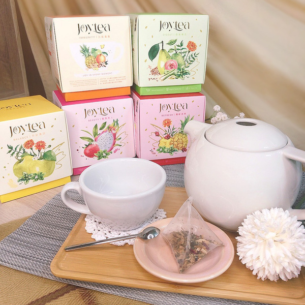 【Hook's嚴選】★ 獨家【 JOYTEA 花果茶 X 好呷在水果酵素果凍 】純天然花果茶包(任一口味) + 酵素果凍保健食品 ★【聖誕禮物交換】