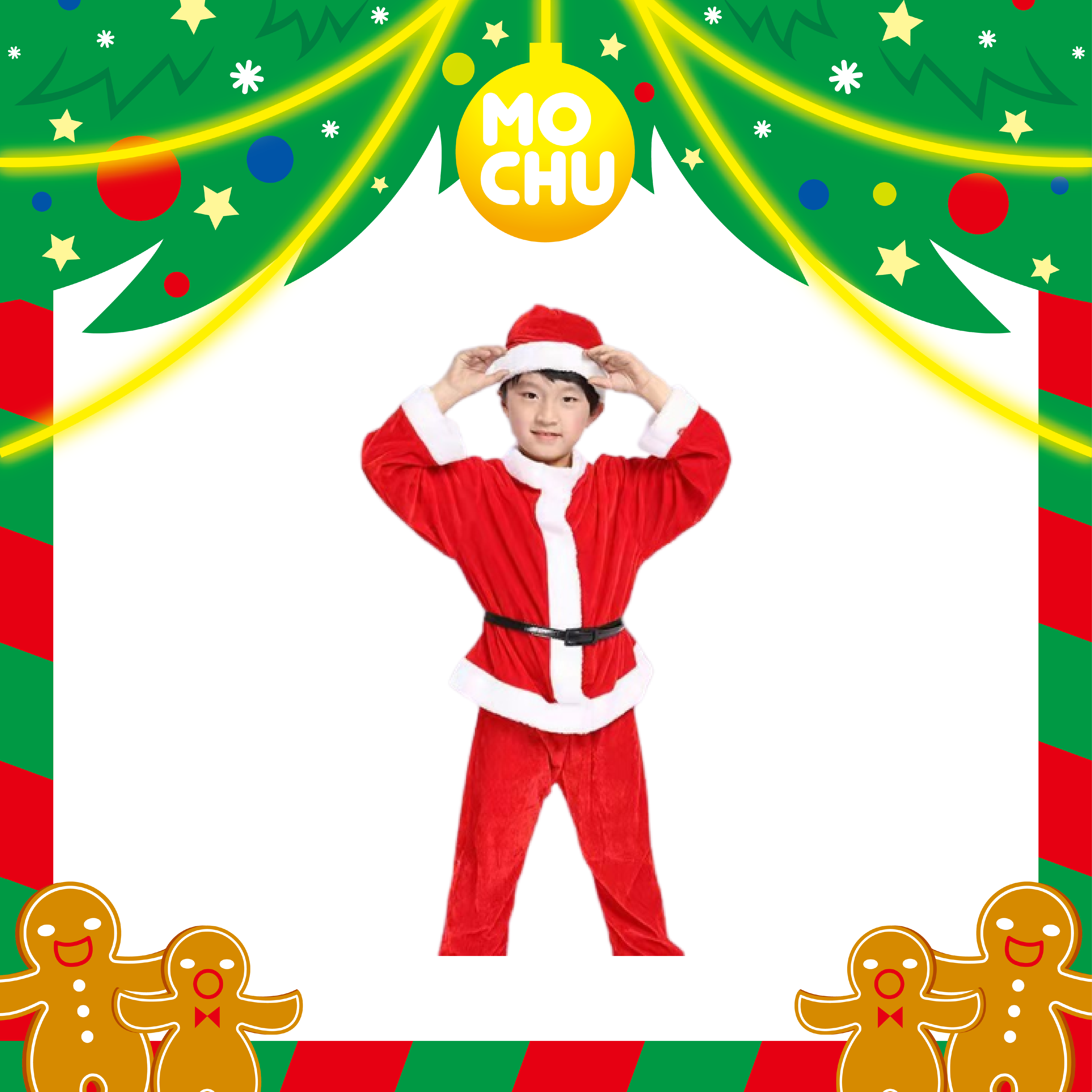 (110現貨)聖誕老人長款套裝