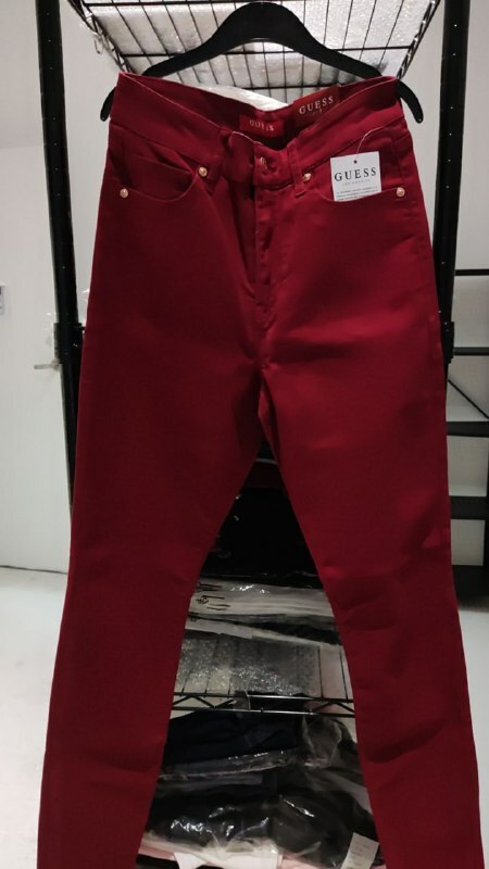 [S] GUESS TAMARA HR SKINNY,BEET JUICE RED, QBBA00D2XP1-BEET JUICE RED [FINAL SALE] (SGU178)