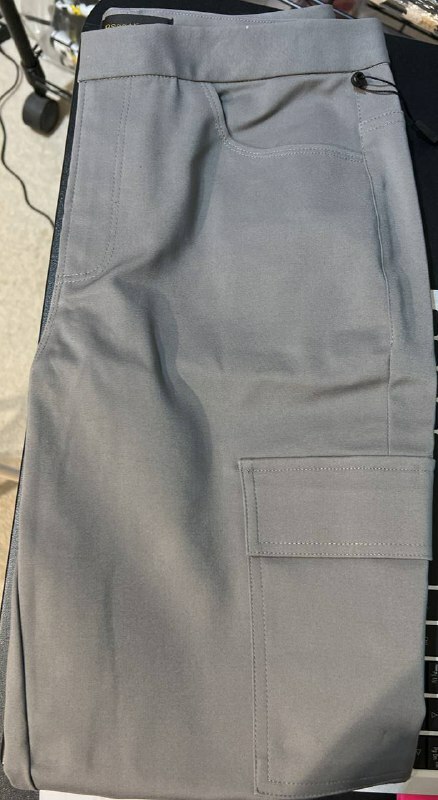 [S] DKNY ORGANIC MODERN HIGH RISE CROP PANTS,CHARCOAL, D1DK0R58-CHA [FINAL SALE] (SD225)
